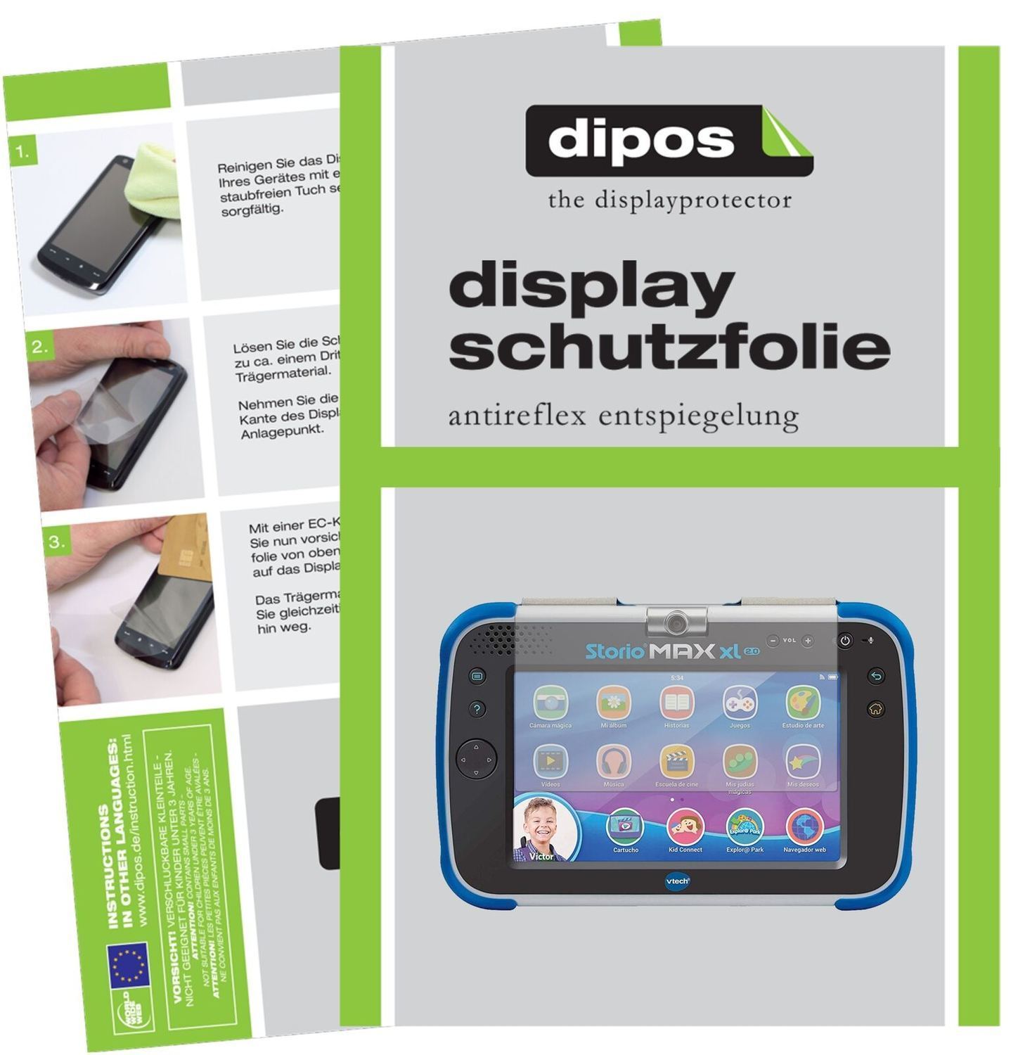 1x Schutzfolie matt für Vtech Storio Max XL 2.0 Di (2)