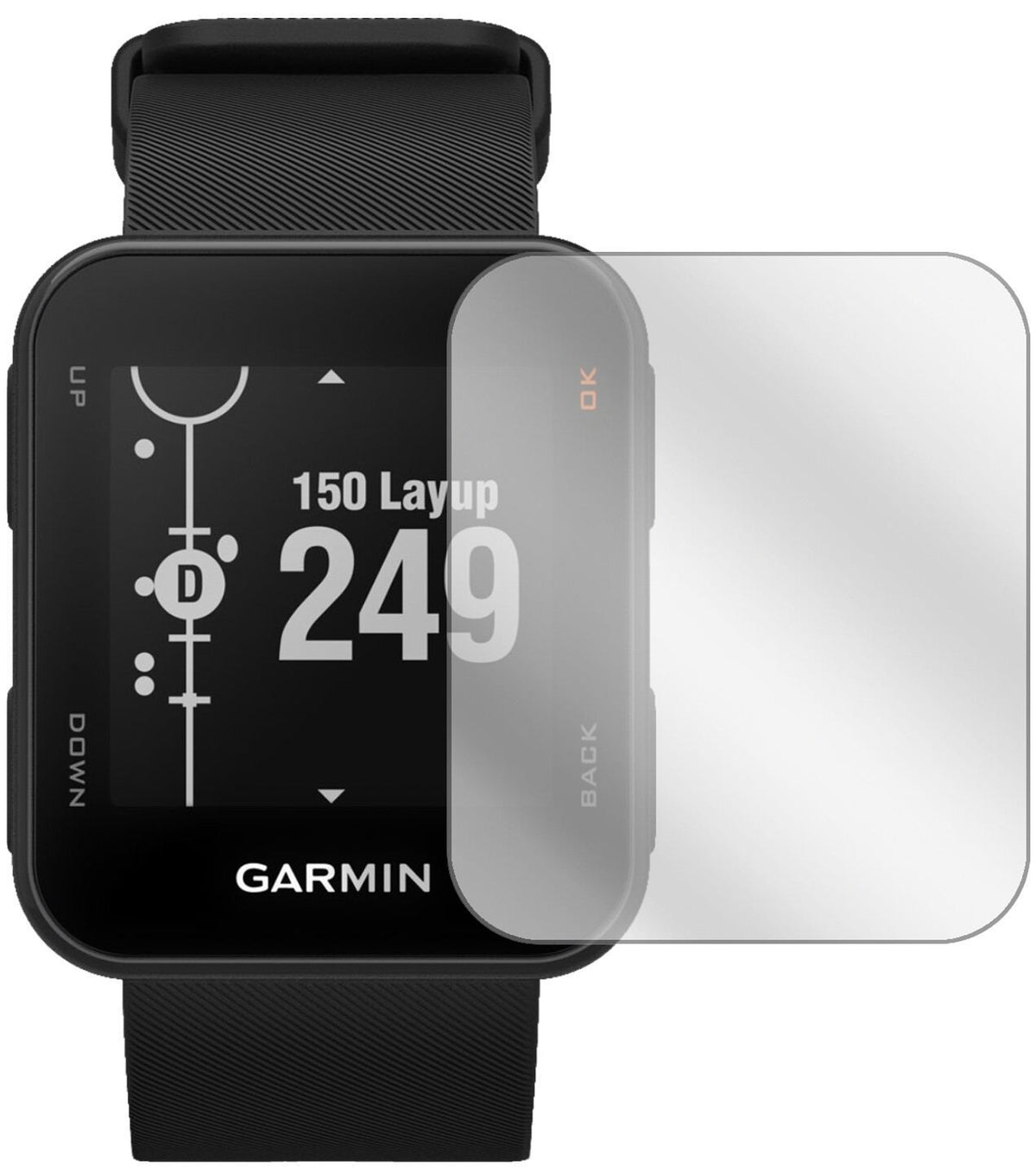 6x Schutzfolie klar für Garmin Approach S10 Displa (2)