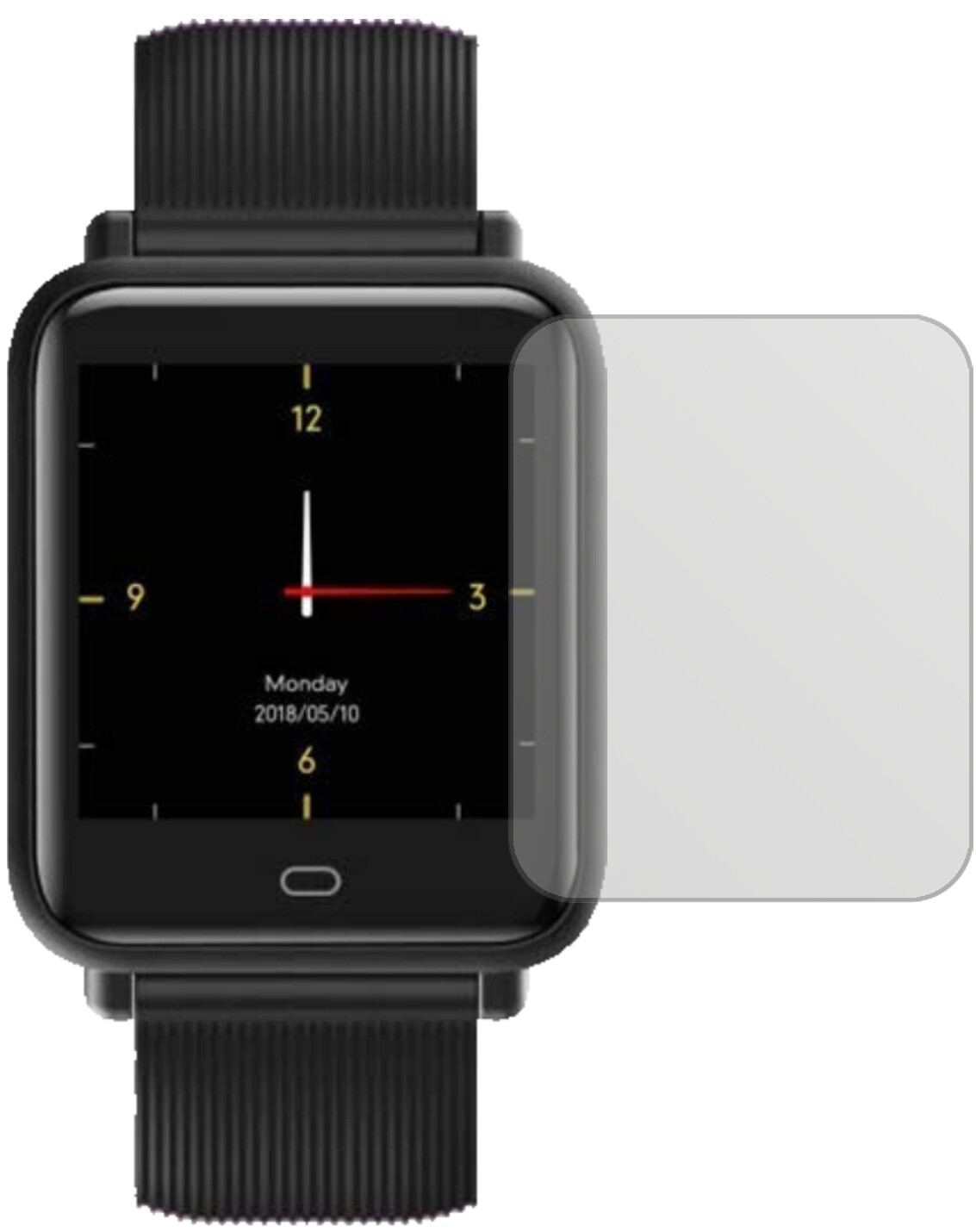 6x Schutzfolie matt für CanMixs CM07 Smartwatch Di (2)