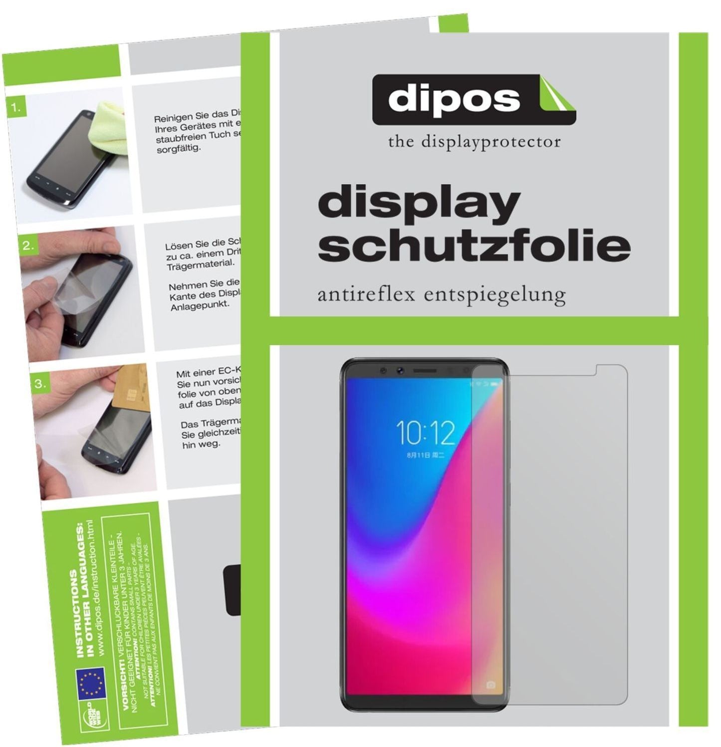 1x Schutzfolie matt für Lenovo K5 Pro Display-Schu (2)
