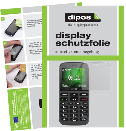 2x Schutzfolie matt für Doro 1370 Display-Schutzfo (1)