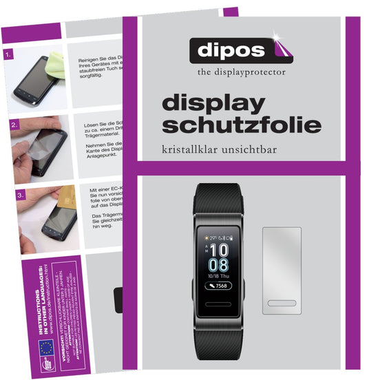 6x Schutzfolie klar für Huawei Band 3 Pro Display- (1)