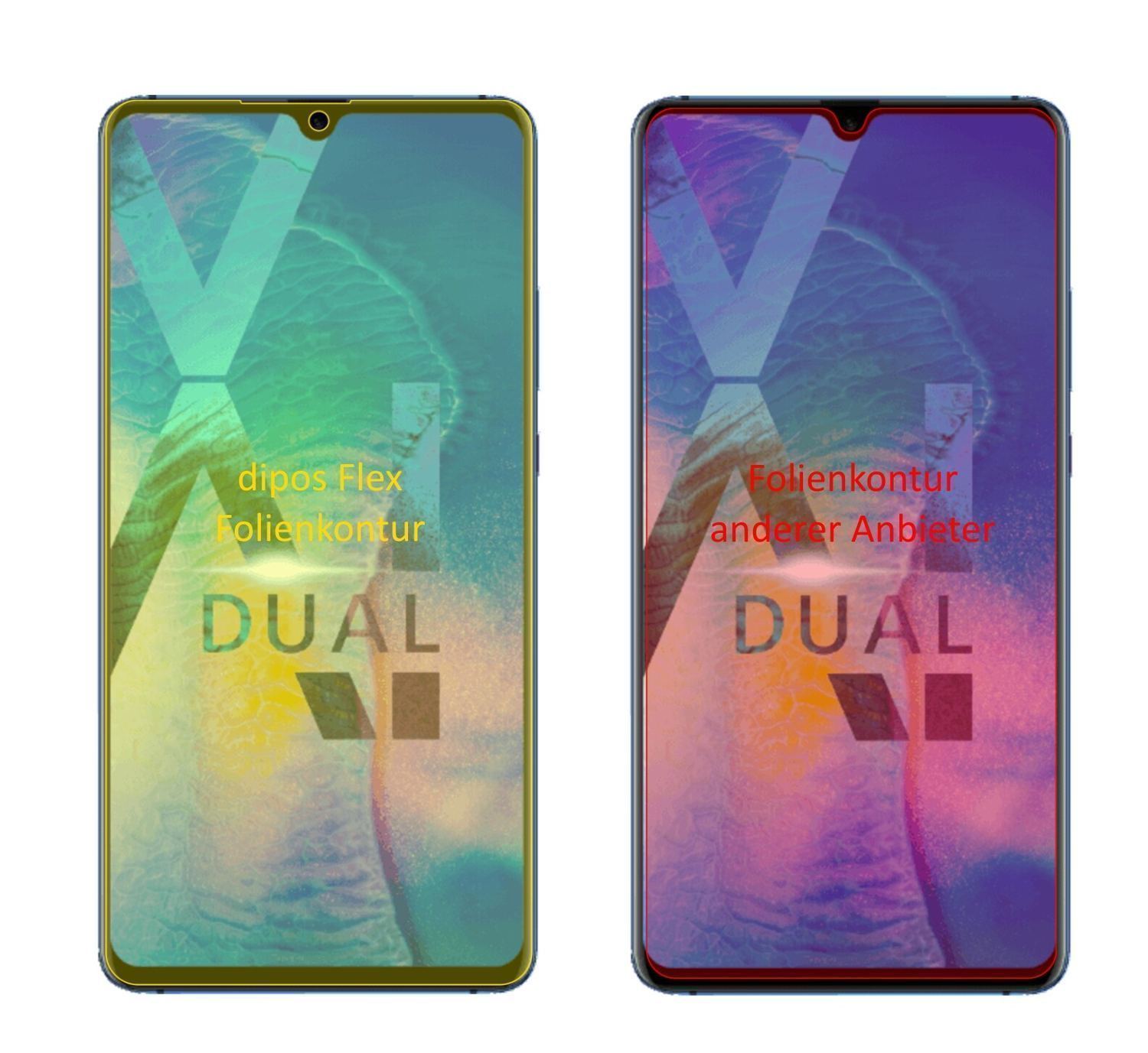 3x 3D Full Cover Schutzfolie für Huawei Mate 20 X (2)