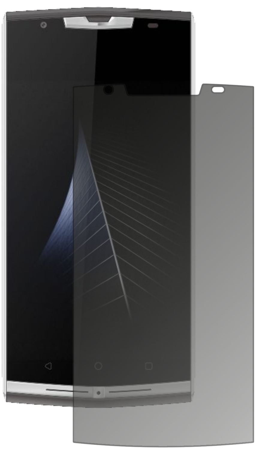 Blickschutzfolie für Oukitel K10000 Pro matt Schut (2)