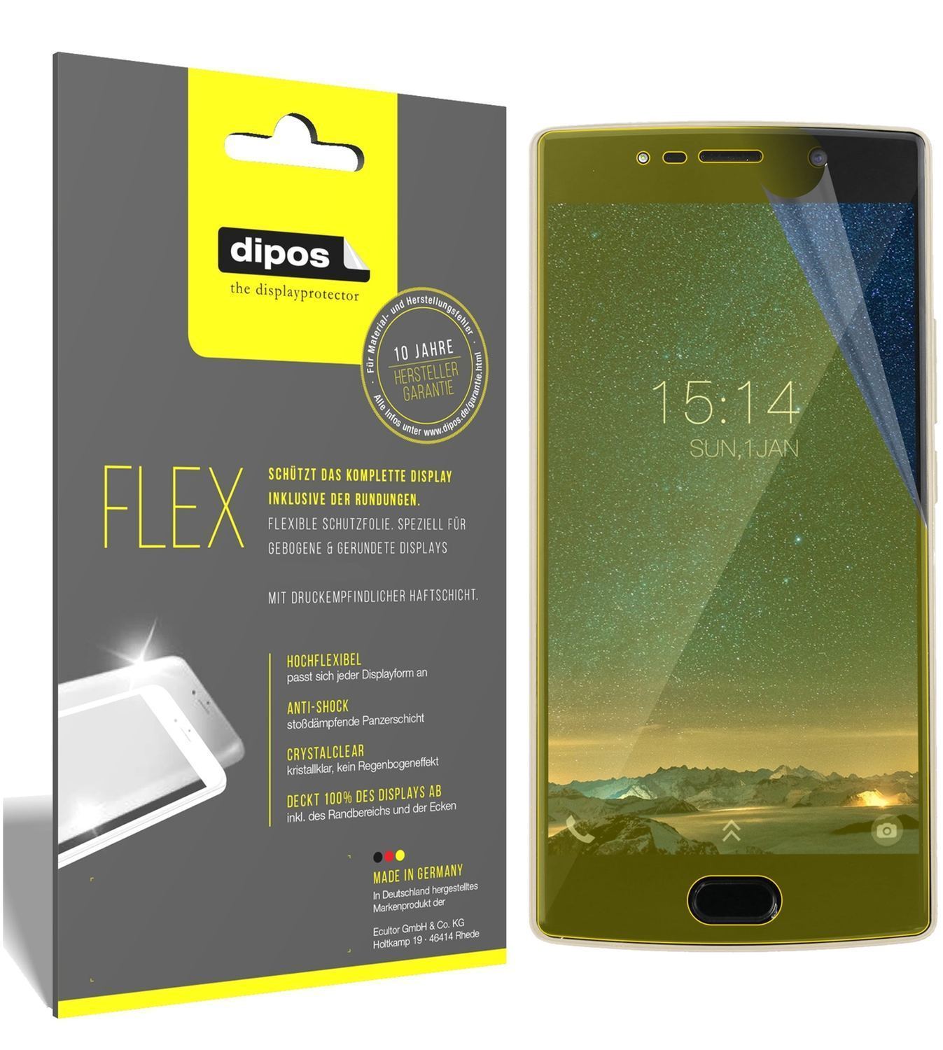 3x 3D Full Cover Schutzfolie für Doogee BL7000 (1)