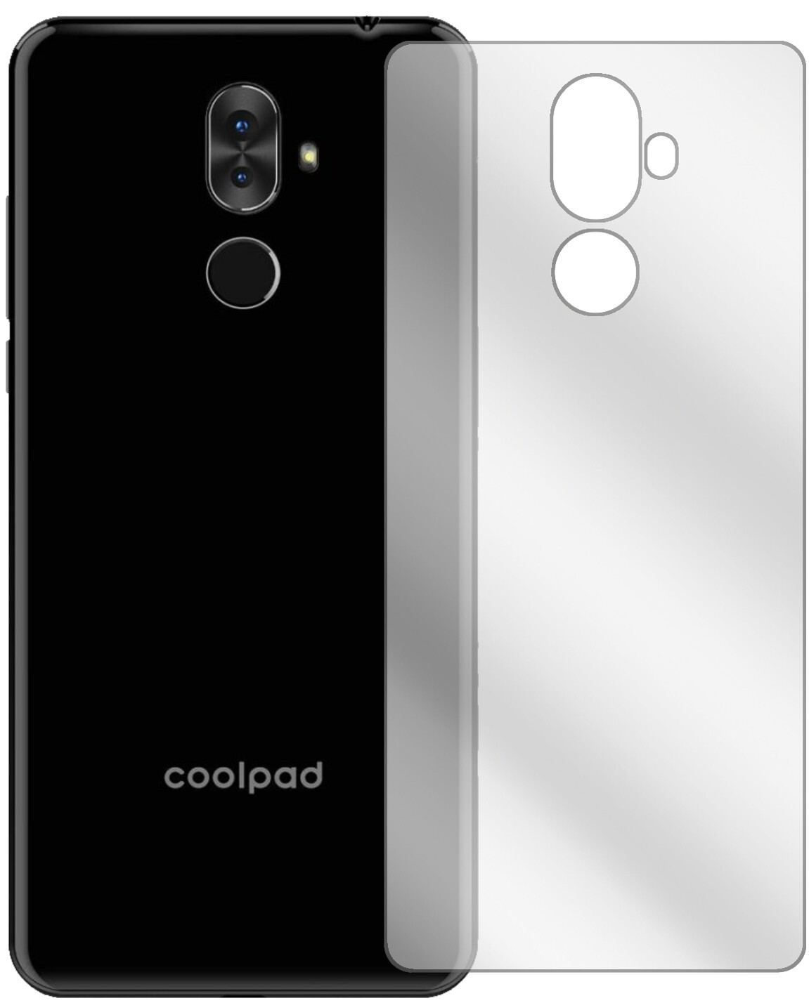 6x Schutzfolie klar für Coolpad Note 8 Rückseite D (2)