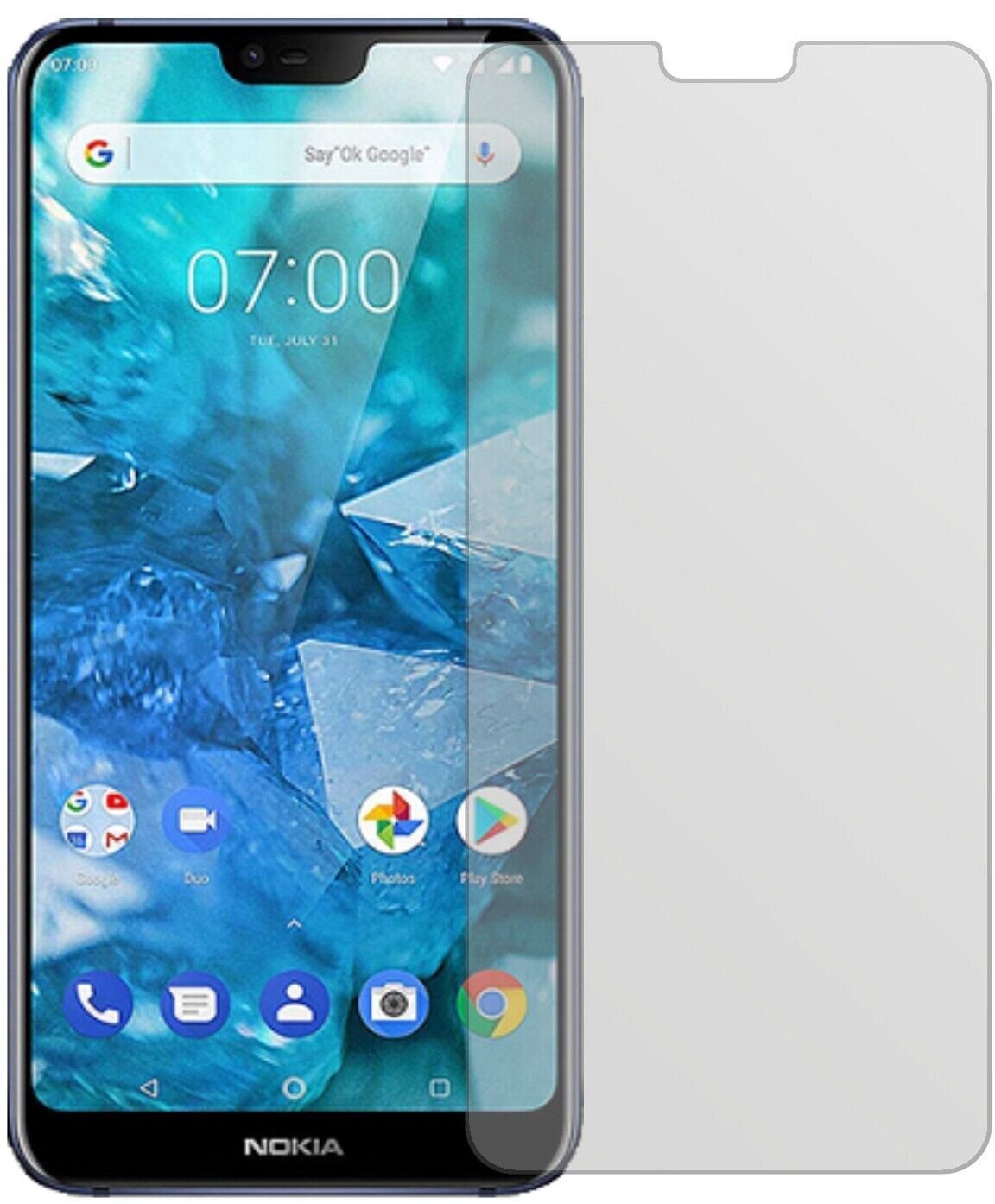 5x Schutzfolie matt für Nokia X7 (2018) Display-Sc (1)
