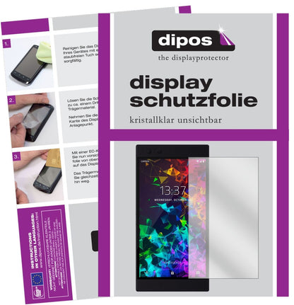 5x Schutzfolie klar für Razer Phone 2 Display-Schu (2)