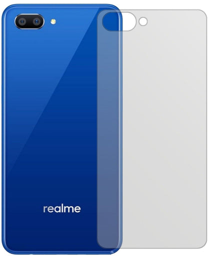 6x Schutzfolie matt für Oppo Realme C1 Rückseite D (2)