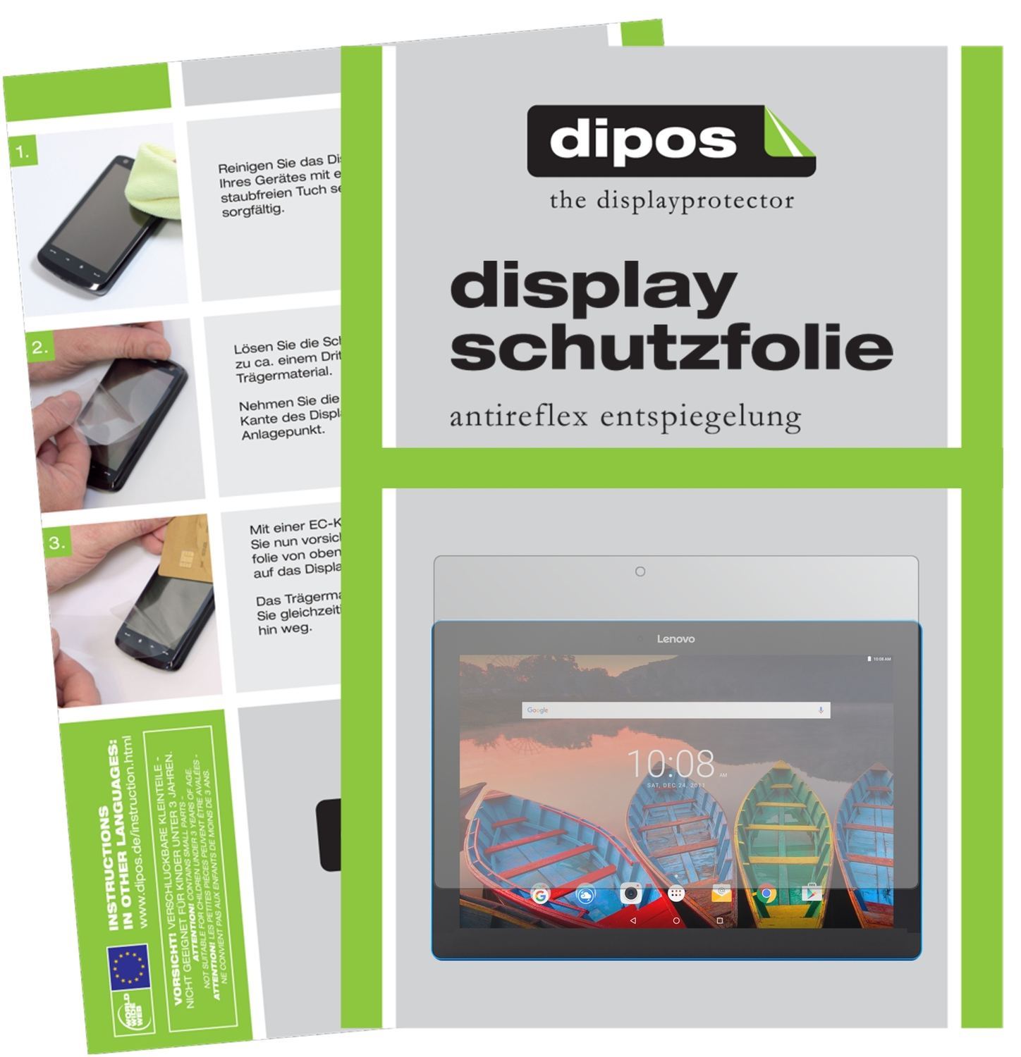 2x Schutzfolie matt für Lenovo Tab10 (ZA1U0072DE)  (1)