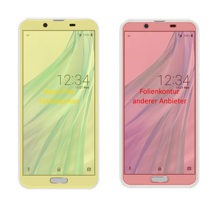 3x 3D Full Cover Schutzfolie für Sharp Aquos Sense (2)