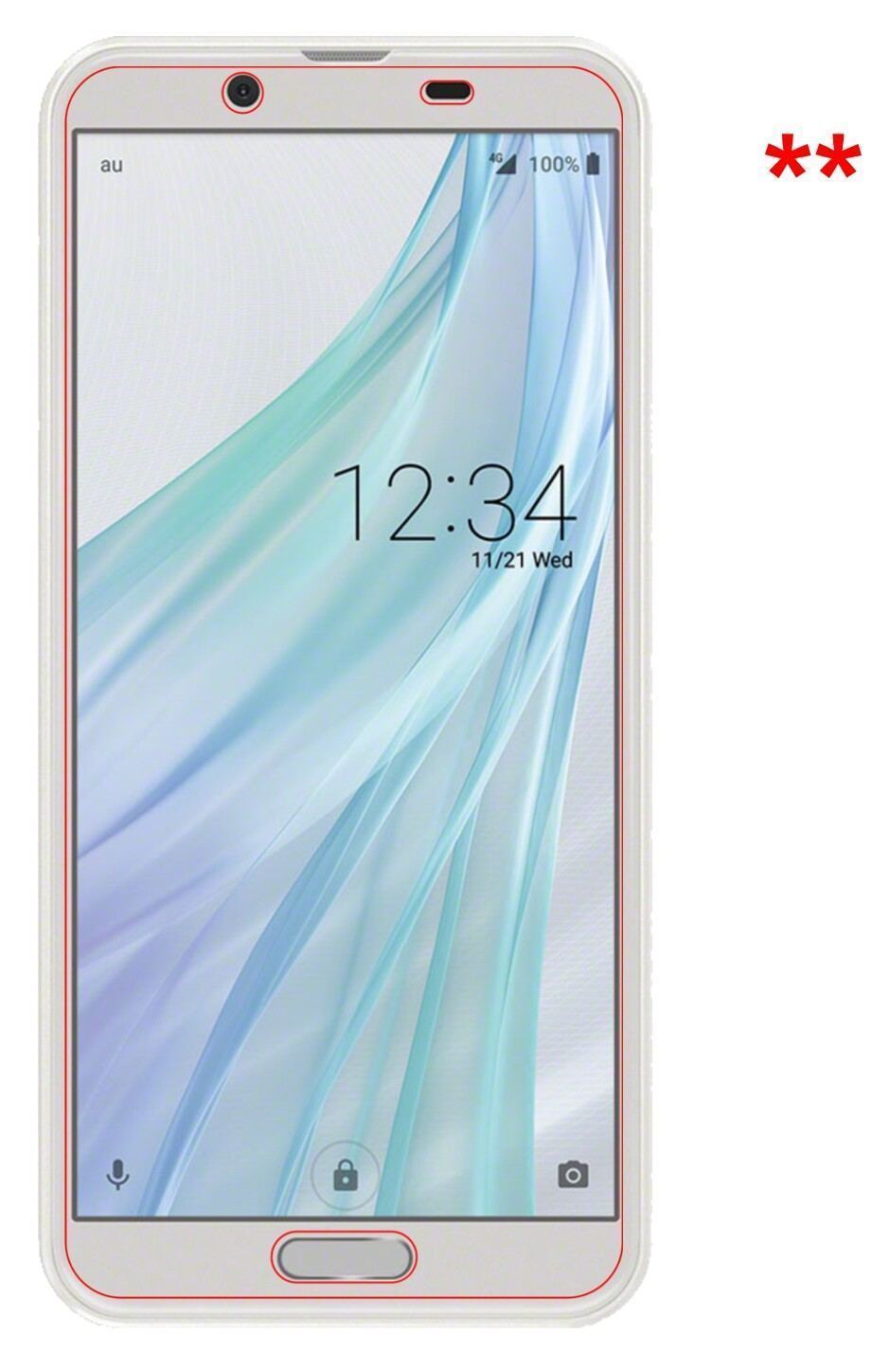 2x Schutzfolie matt für Sharp Aquos Sense2 Display (6)