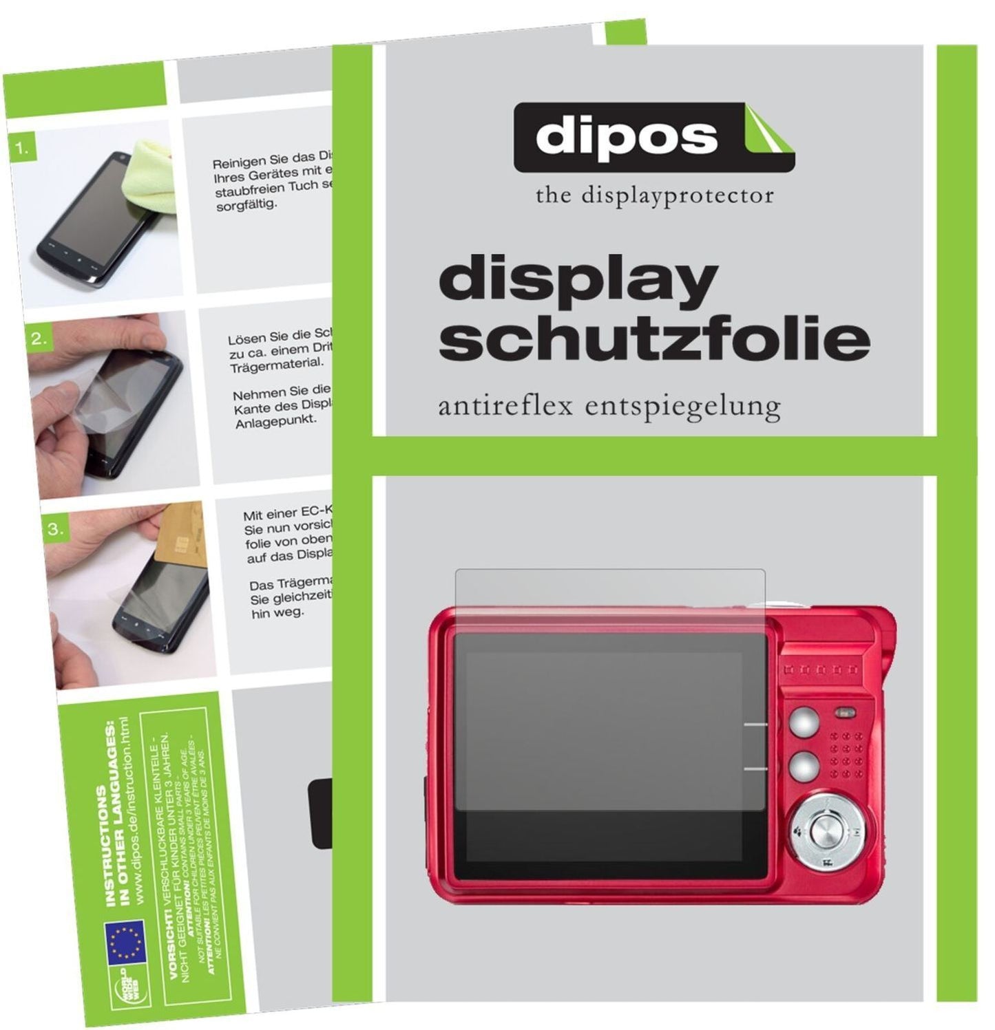 5x Schutzfolie matt für AbergBest DC5100B Digitalk (2)