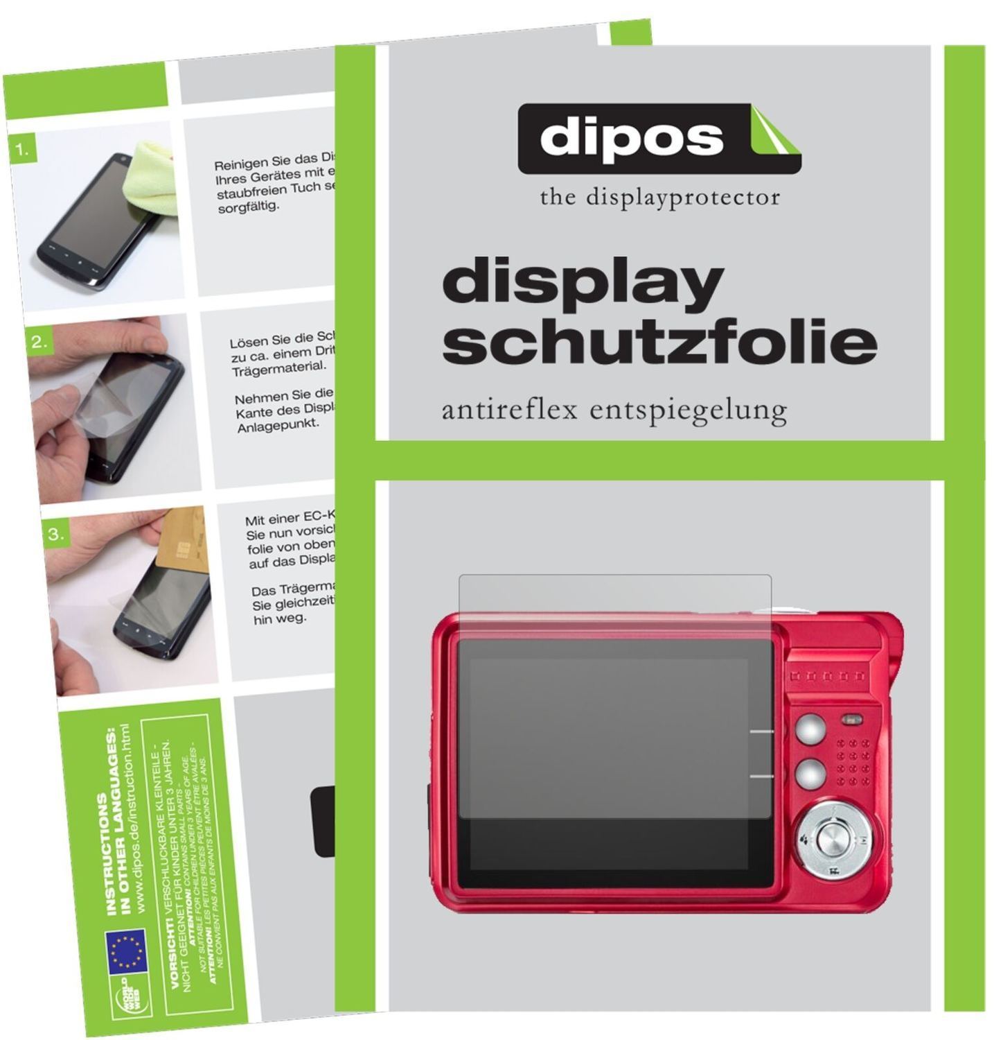5x Schutzfolie matt für AbergBest DC5100B Digitalk (2)
