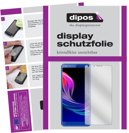 5x Schutzfolie klar für Panasonic Eluga Ray 600 Di (2)