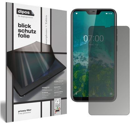 Blickschutzfolie für Kruger Matz Smartfon LIVE 7 m (2)