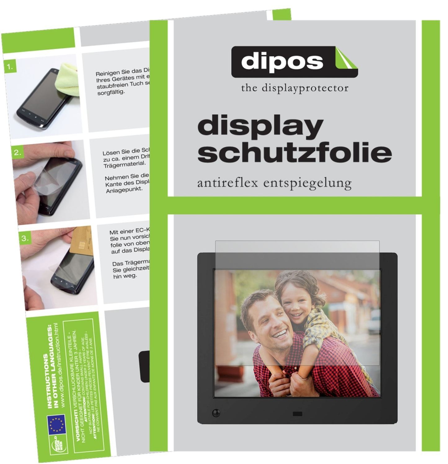 6x Schutzfolie matt für NIX Advance 8 Zoll Digital (1)