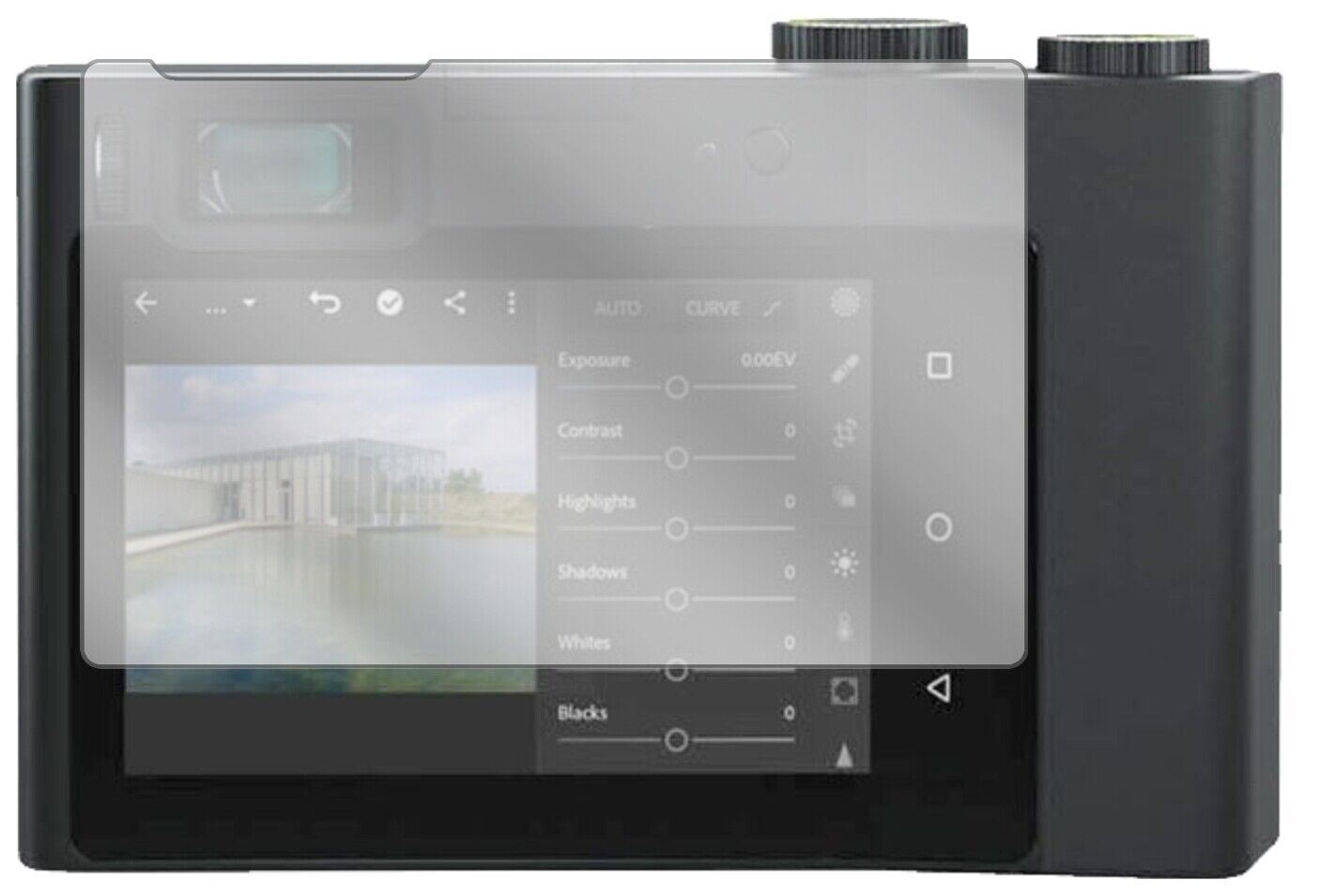 5x Schutzfolie klar für Zeiss ZX1 Display-Schutzfo (1)