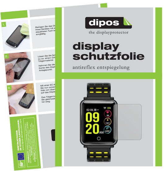 6x Schutzfolie matt für TagoBee TB06 Smartwatch Di (1)
