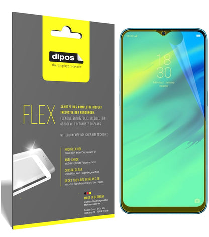 3x 3D Full Cover Schutzfolie für Oppo Realme 2 Pro (1)