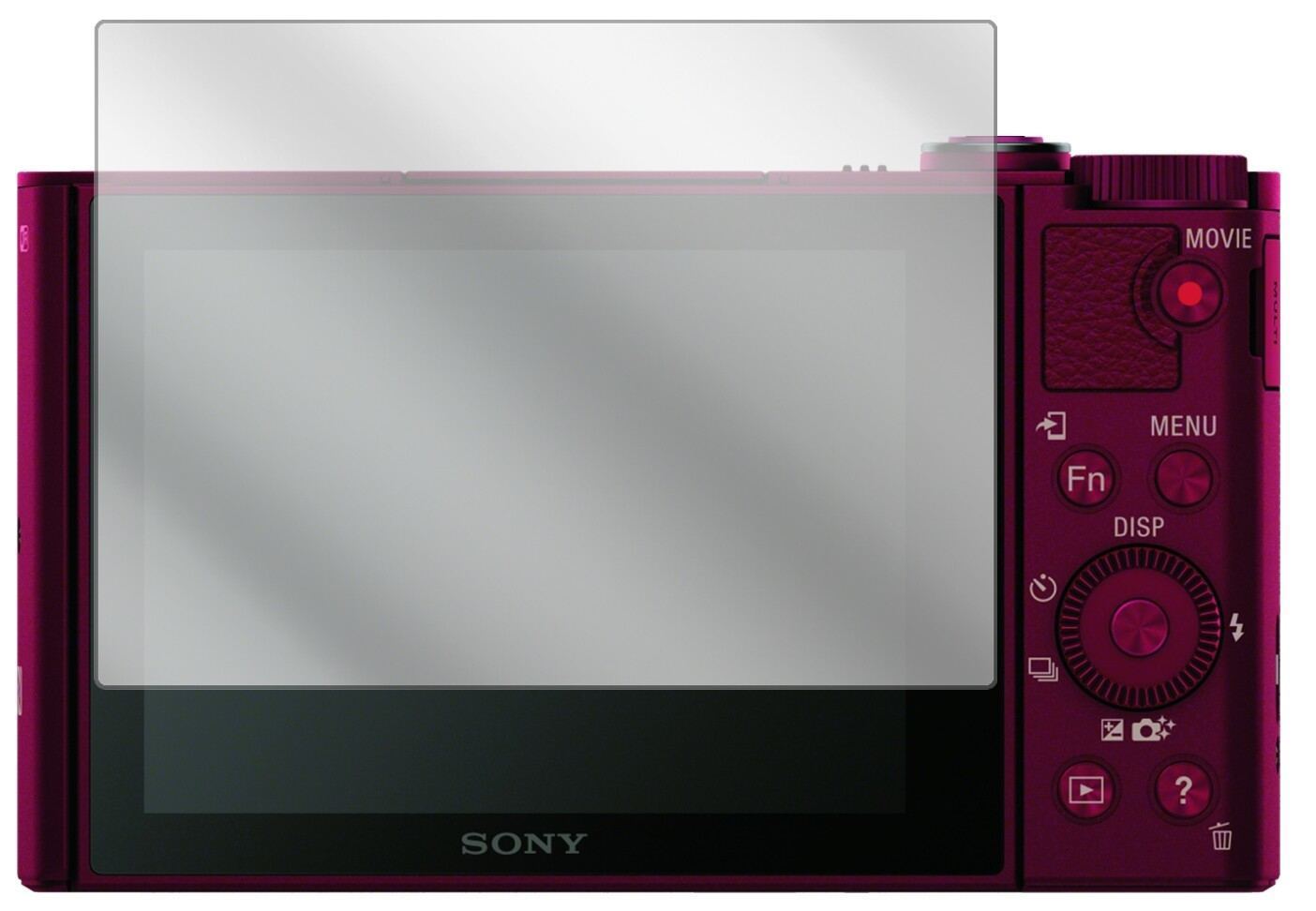 6x Schutzfolie klar für Sony DSC-WX500 Display-Sch (2)