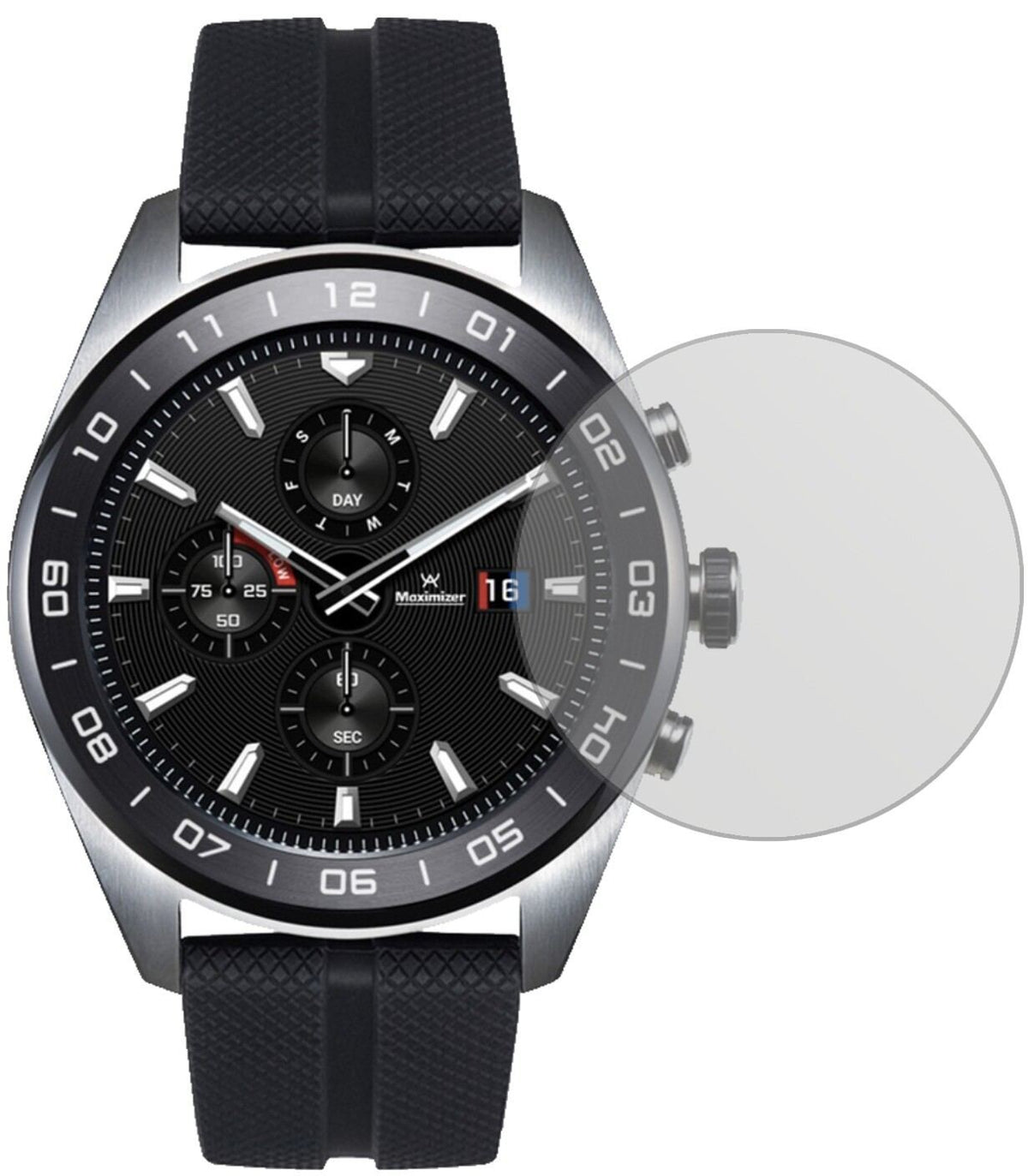 6x Schutzfolie matt für LG Watch W7 Display-Schutz (2)