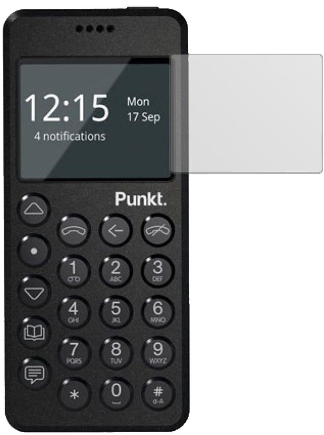 1x Schutzfolie matt für Punkt MP02 Display-Schutzf (1)