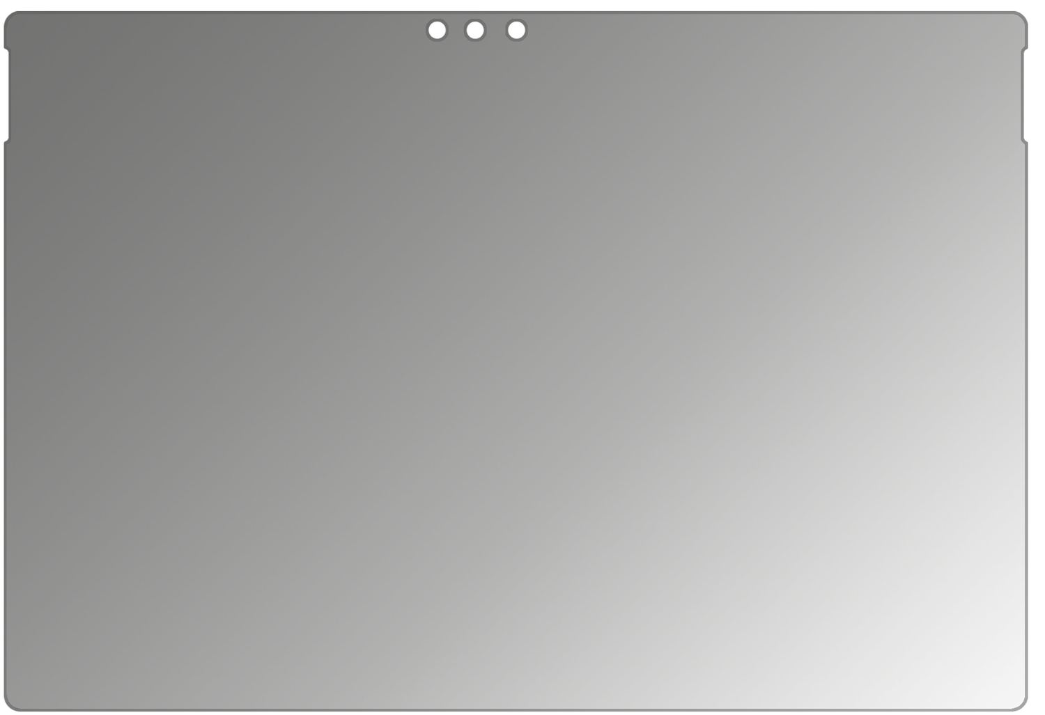 Blickschutzfolie für Microsoft Surface Pro 6 matt  (2)