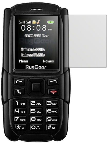 1x Schutzfolie matt für RugGear RG129 Display-Schu (1)