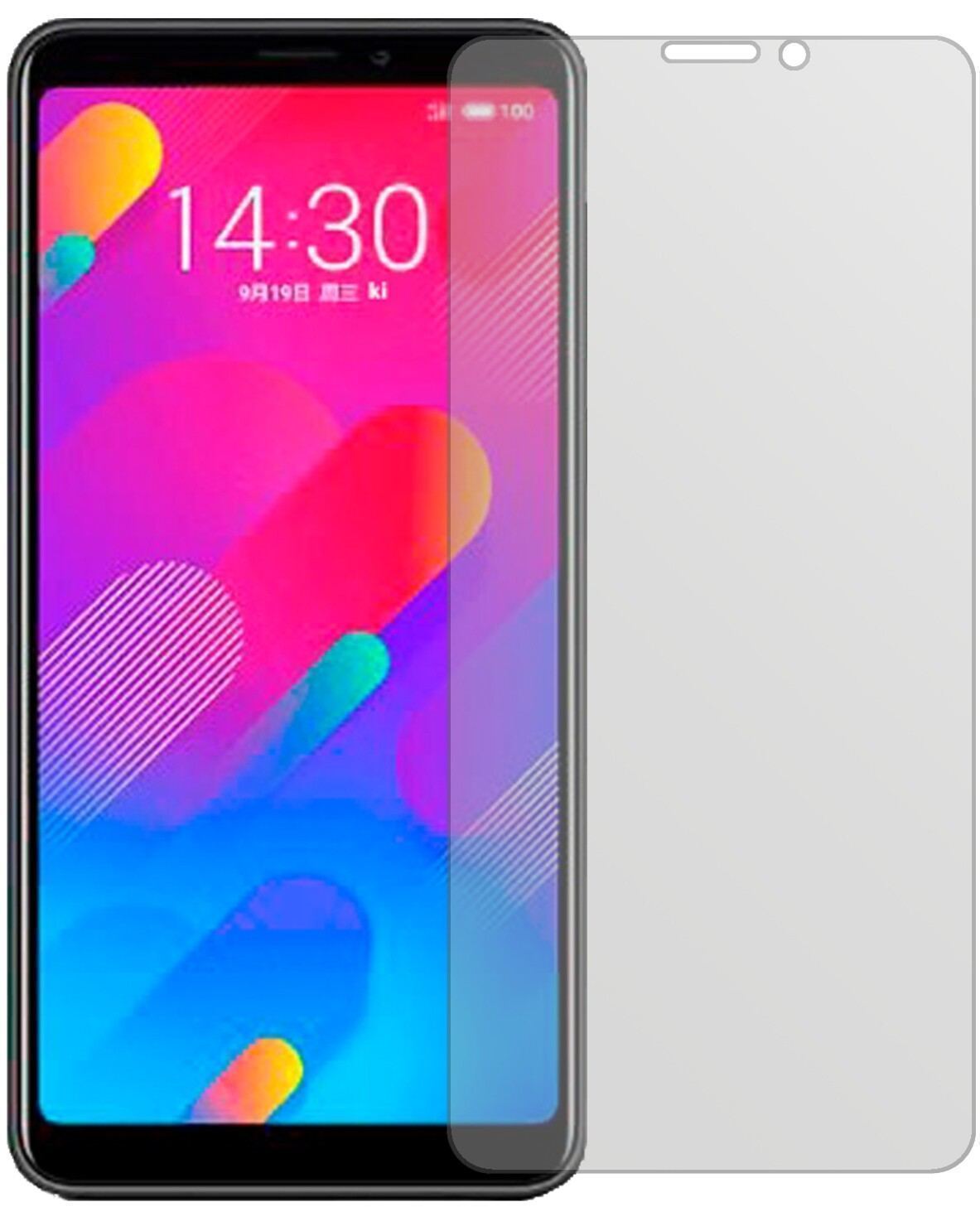 6x Schutzfolie matt für Meizu V8 pro Display-Schut (2)