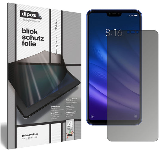 Blickschutzfolie für Xiaomi Mi 8 Lite matt Schutzf (1)
