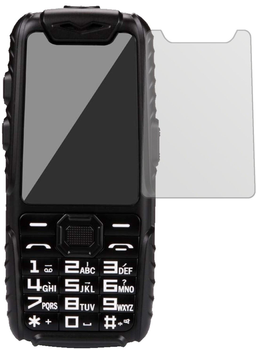 2x Schutzfolie matt für Guophone A6 Display-Schutz (2)