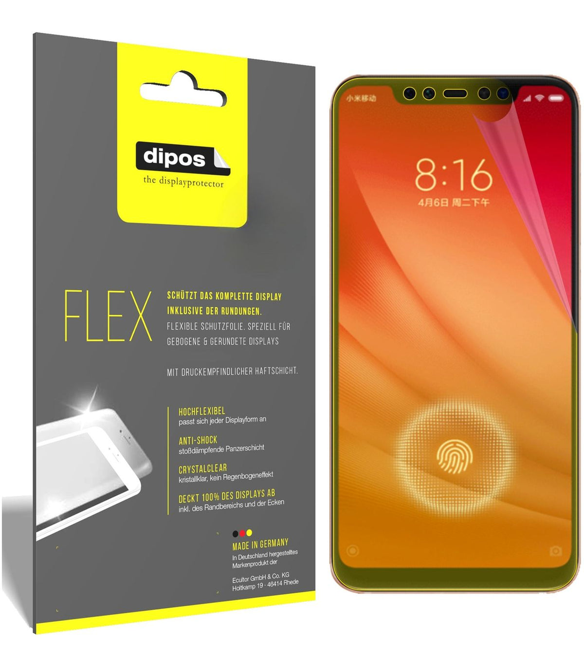 3x 3D Full Cover Schutzfolie für Xiaomi Mi 8 Pro (1)