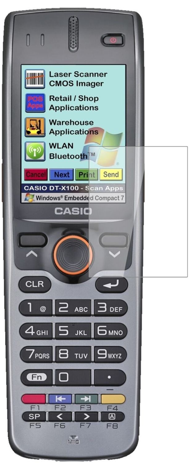 1x 9H Schutzfolie für Casio DT-X100 Panzerfolie (1)