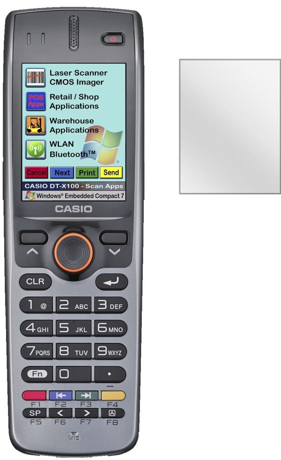 1x Schutzfolie klar für Casio DT-X100 Display-Schu (1)