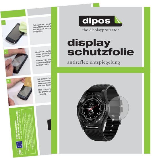 6x Schutzfolie matt für CanMixs CM08 Smartwatch Di (1)