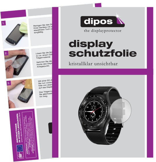 6x Schutzfolie klar für CanMixs CM08 Smartwatch Di (1)