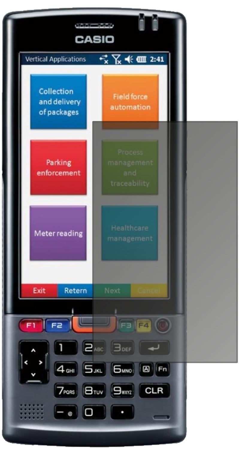 Blickschutzfolie für Casio IT-G500-CE matt Schutzf (2)