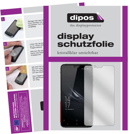 5x Schutzfolie klar für Elephone Soldier Display-S (2)