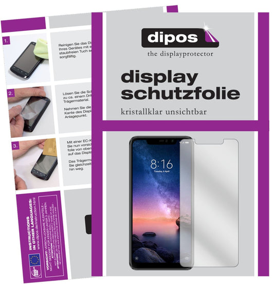 2x Schutzfolie klar für Xiaomi Redmi Note 6 Pro Di (1)