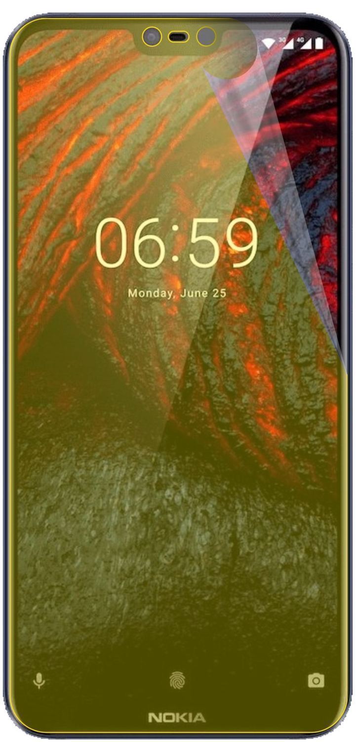 3x 3D Full Cover Schutzfolie für Nokia 6.1 Plus (3)