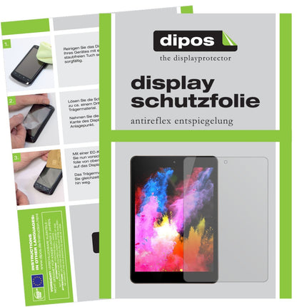2x Schutzfolie matt für Teclast M89 Display-Schutz (1)