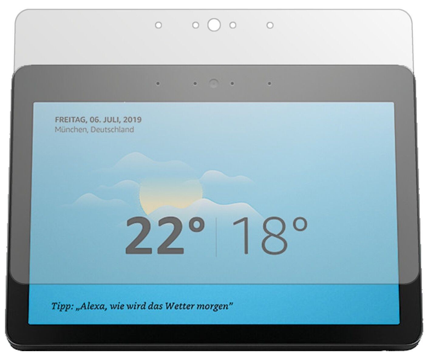 1x Schutzfolie matt für Amazon Echo Show 2. Gen Di (1)
