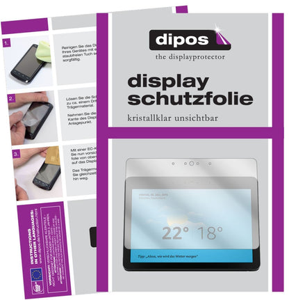 1x Schutzfolie klar für Amazon Echo Show 2. Gen Di (2)