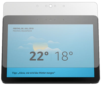 2x Schutzfolie matt für Amazon Echo Show 2. Gen Di (2)
