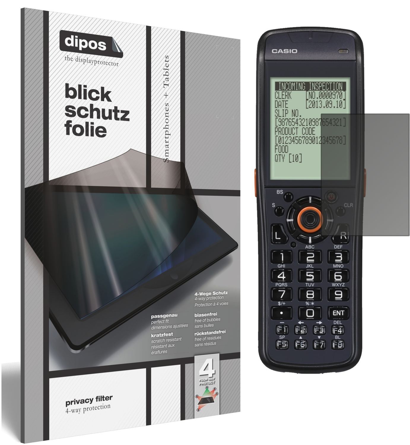 Blickschutzfolie für Casio DT-970 matt Schutzfolie (1)