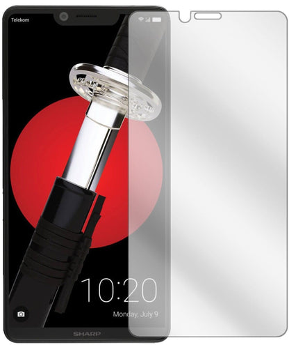 2x Schutzfolie klar für Sharp Aquos D10 Display-Sc (2)