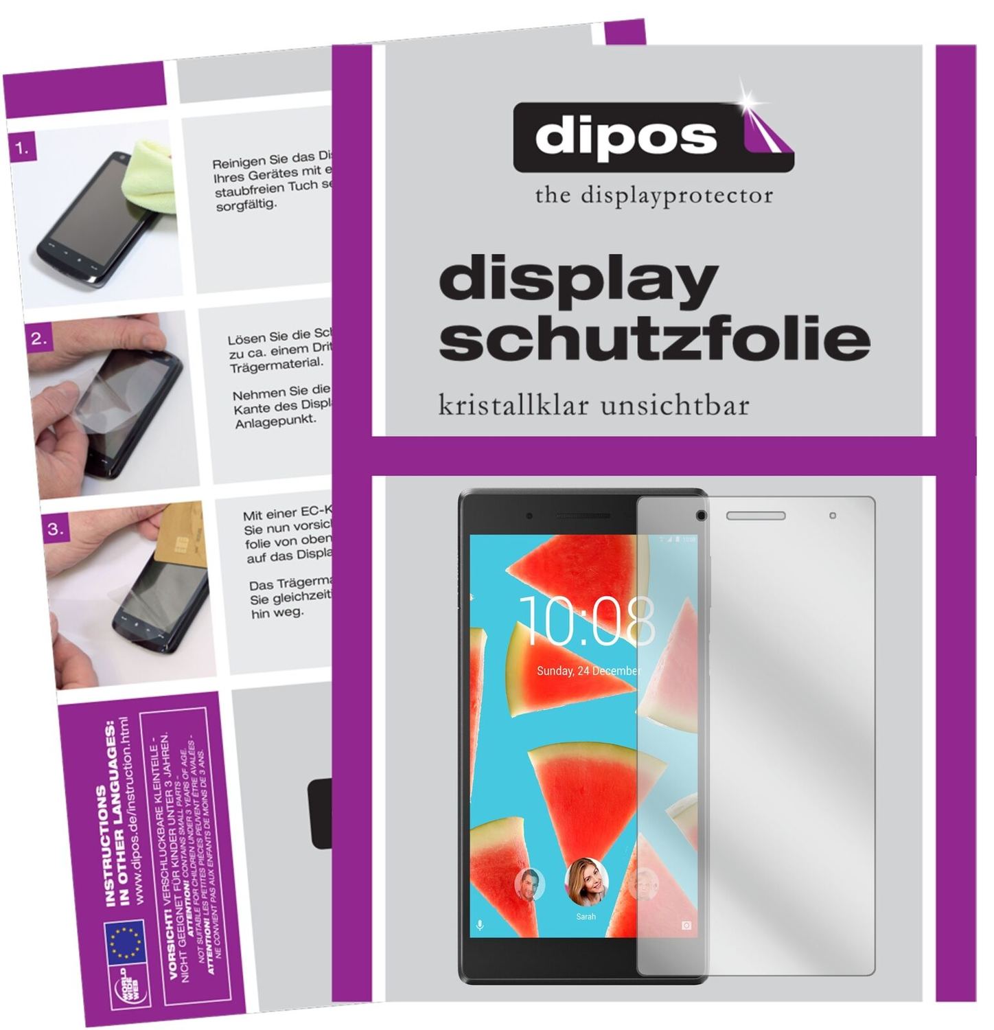1x Schutzfolie klar für Lenovo TB-7504X Display-Sc (2)