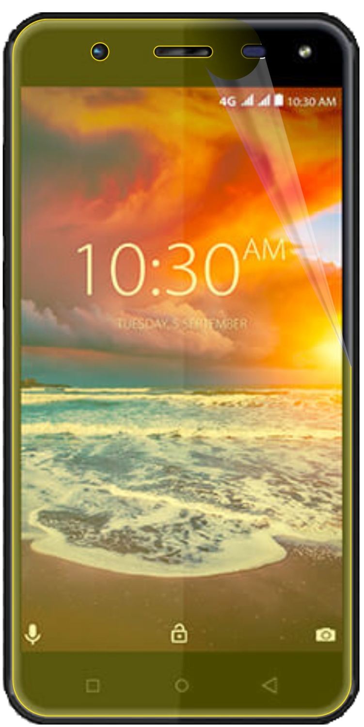 3x 3D Full Cover Schutzfolie für Karbonn Titanium  (3)