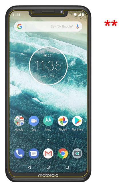 5x Schutzfolie klar für Motorola One Power Display (5)